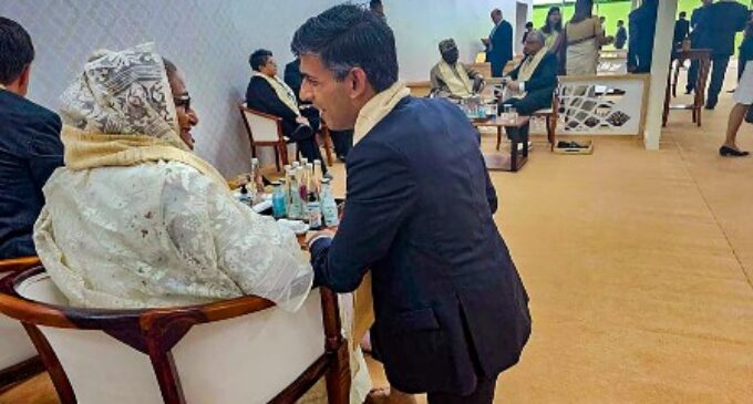 Rishi Sunak’s heart-touching moment with Sheikh Hasina at G20. Viral photo