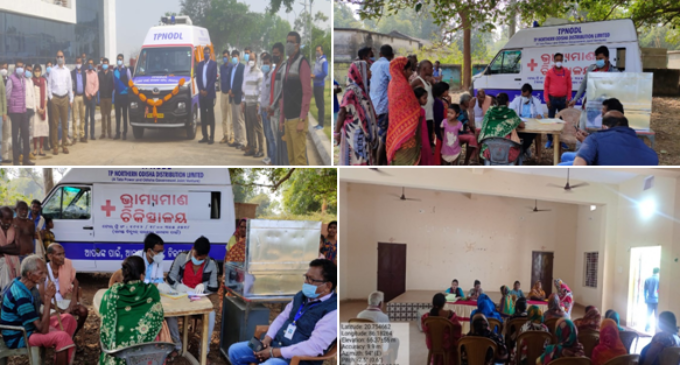 1.36 lakh rural people benefited by TPNODL Mobile Health Dispensaries