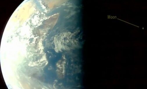 Aditya L1 shares selfie from space, captures stunning image of Earth and Moon