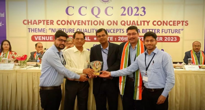 AM/NS India’s Odisha operations bags prestigious awards in CCQC 2023, organised by QCFI