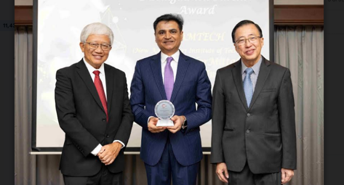 NAMTECH conferred the ‘Distinguished Partner’ award by ITE Education Services Singapore