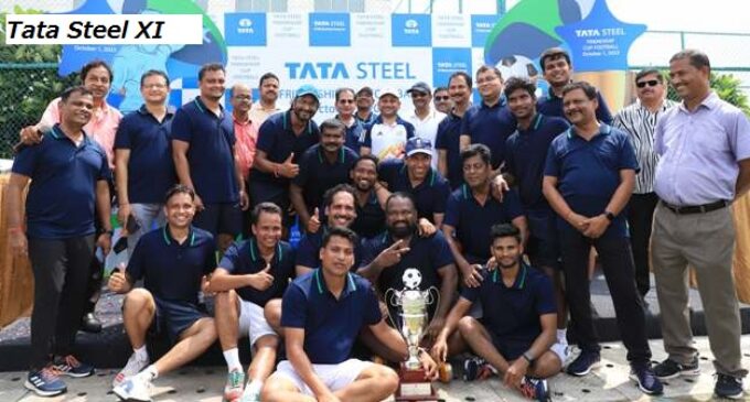 Tata Steel XI wins Friendship Cup Football Tournament 2023 by 2-1 goals