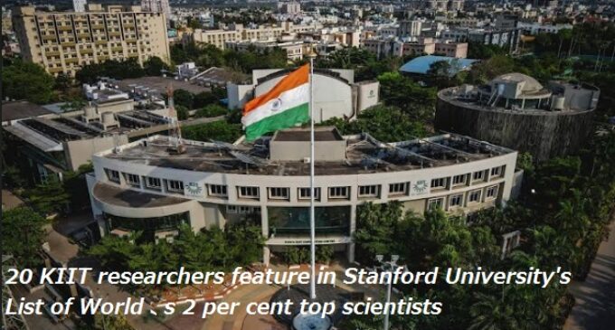 20 KIIT researchers feature in Stanford University’s List of World’s 2 per cent top scientists
