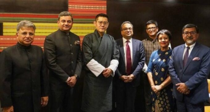Business delegation led by FICCI chief meets Bhutan King, PM