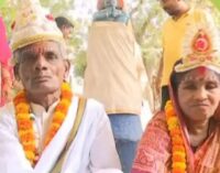 Shunned by families, leprosy-cured sexagenarian exchange wedding vows in shelter homes