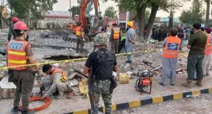 Pakistan blames India’s spy agency for twin suicide blasts as toll rises to 65