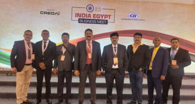 Delegation from CREDAI Bhubaneswar Foundation at INDIA EGYPT Business Meet
