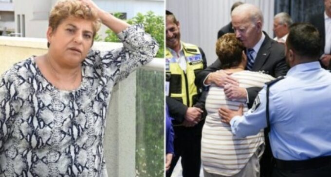 Joe Biden meets Israeli granny who ‘beat’ Hamas terrorists with tea and cookies