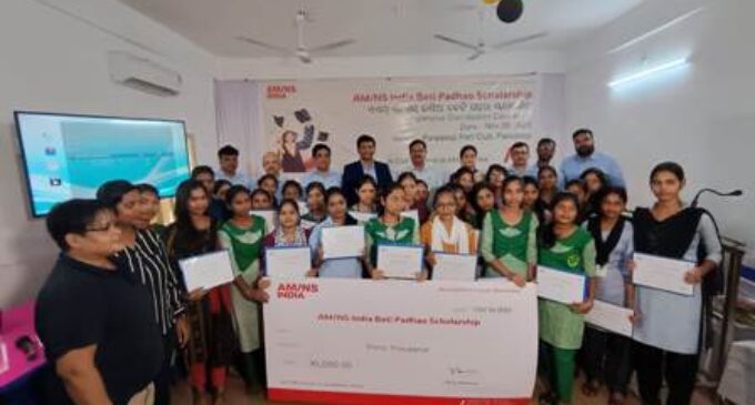 ArcelorMittal Nippon Steel India awards Beti Padhao Scholarships to 31 students of Paradeep