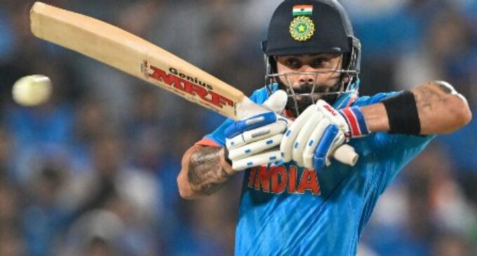 Kohli slams 49th ODI century as India score 326 for 5 against South Africa in World Cup