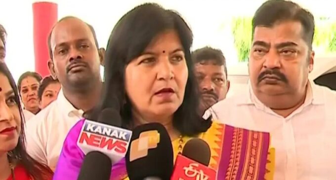 Odisha: MP Aparajita Sarangi slams Odisha govt for ‘daring’ to amend tribal land law