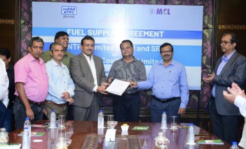 NTPC-Eastern Region -II and Southern Region  signs Fuel supply Agreement with Mahanadi Coal fields Limited