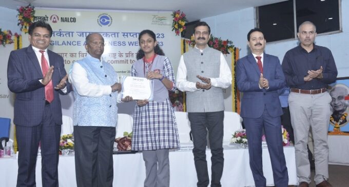 NALCO organises Elocution competition and Walkathon to spread Vigilance Awareness