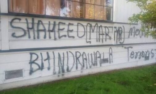 Hindu temple defaced with pro-Khalistani slogans in US