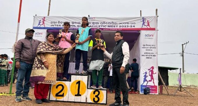 National Girl Child Day : Adani Foundation organises Intra School Girls’ Athlete meet