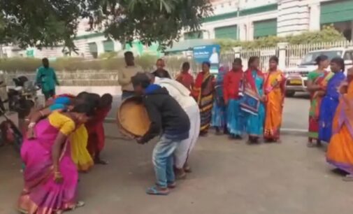 Juang tribals of Odisha protest in novel way to draw attention of authorities to apathy