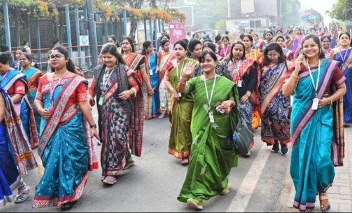 Reliving glorious culture: 6k women of KIIT Group take part in the Pattathon Mini-Marathon