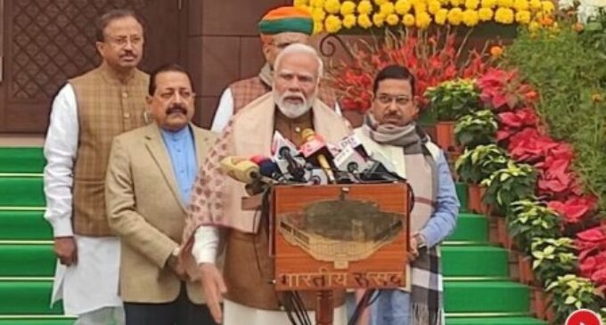 ‘Inclusive, all-round development’: Country touching new heights of progress, says PM Modi in Parliament