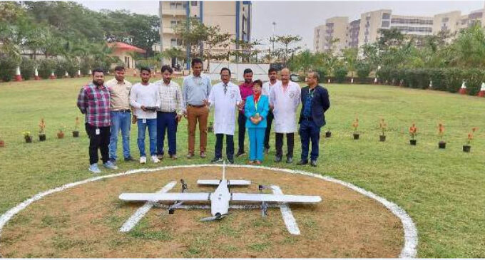 AIIMS Bhubaneswar conducts successful trial of utilising drones in healthcare services