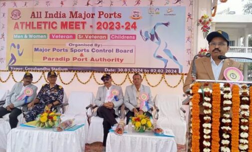 The 44th All India Major Ports Athletics Meet and 31st Children Athletics Meet kicks off at PPA