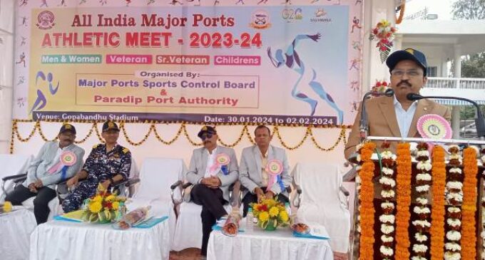The 44th All India Major Ports Athletics Meet and 31st Children Athletics Meet kicks off at PPA