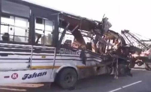 12 killed, many injured in bus-truck collision in Assam