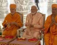 PM Modi inaugurates first Hindu stone temple in Abu Dhabi