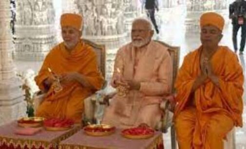 PM Modi inaugurates first Hindu stone temple in Abu Dhabi