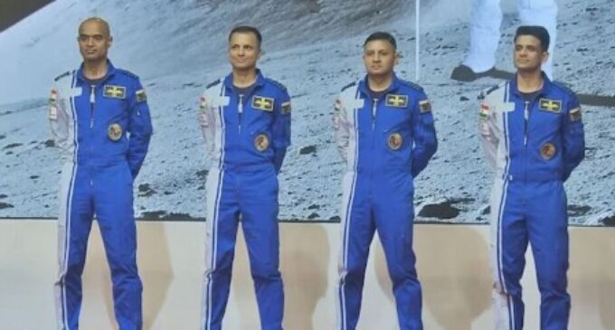 PM announces four astronauts for Gaganyaan mission