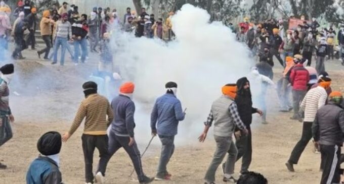 Farmers tear-gassed at Haryana-Punjab border, Centre offers talks again