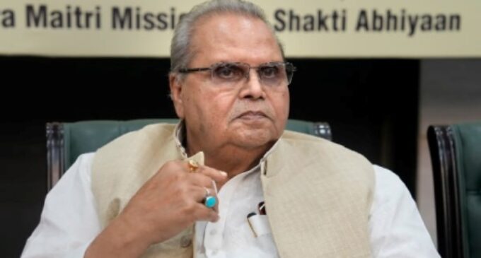 CBI searches at premises of former governor Satya Pal Malik in Kiru Hydropower corruption case