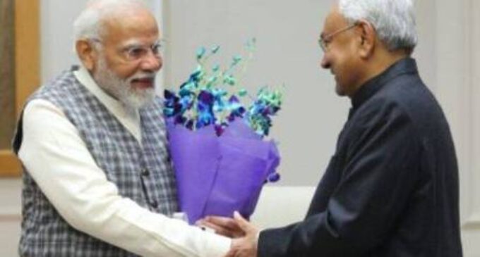 Nitish Kumar meets PM Modi days after return to NDA fold