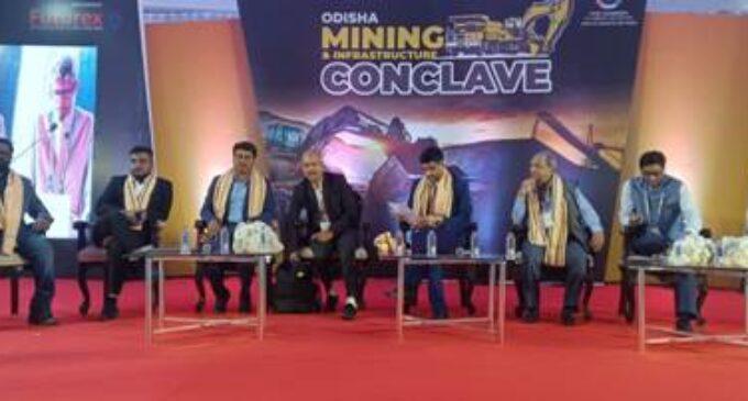 Panel Discussion on Use of Industry 4.0 technologies in Mining Sector, Skilling Indian Mining Workforce to be Future Ready.at 2nd day of Odisha Mining & Infrastructure International Conclave