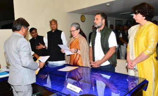 Sonia Gandhi files Nomination for Rajya Sabha from Rajasthan