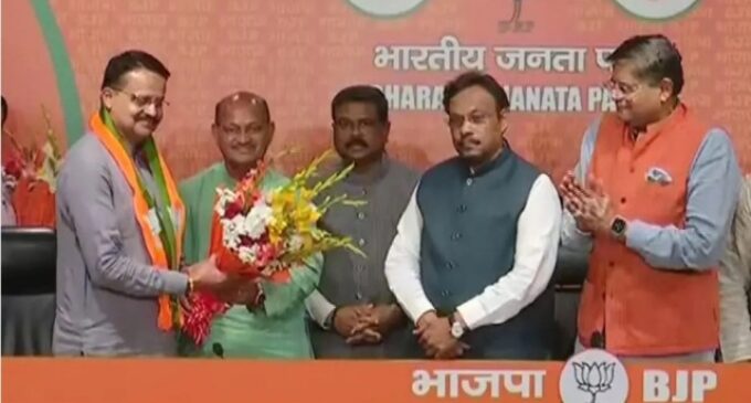 Six-time MP Bhartruhari Mahtab joins BJP, likely to contest from Cuttack