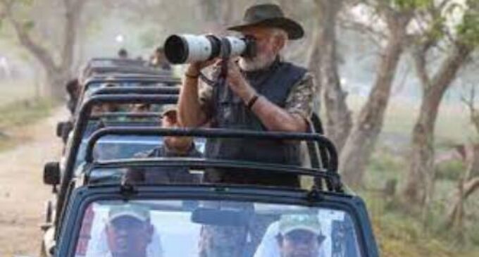 PM Modi explores Kaziranga wildlife on elephant and jeep safaris, interacts with forest guards