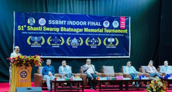 51ST SHANTI SWARUP BHATNAGAR INDOOR FINAL TOURNAMENT-2024 CONCLUDED SUCCESSFULLY