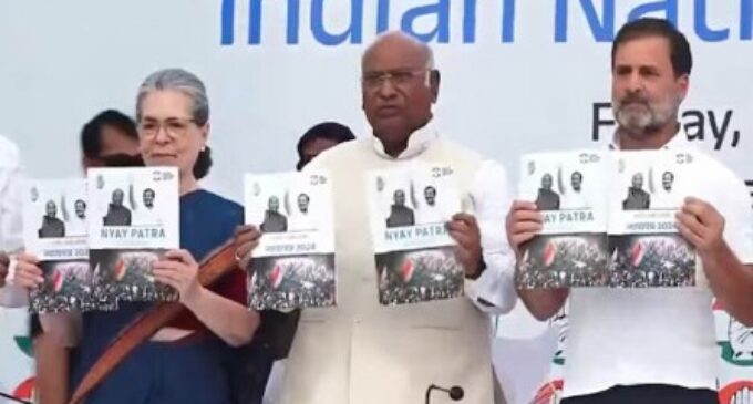 Congress releases manifesto ‘Nyay Patra’; promises to restore J&K’s statehood, caste census