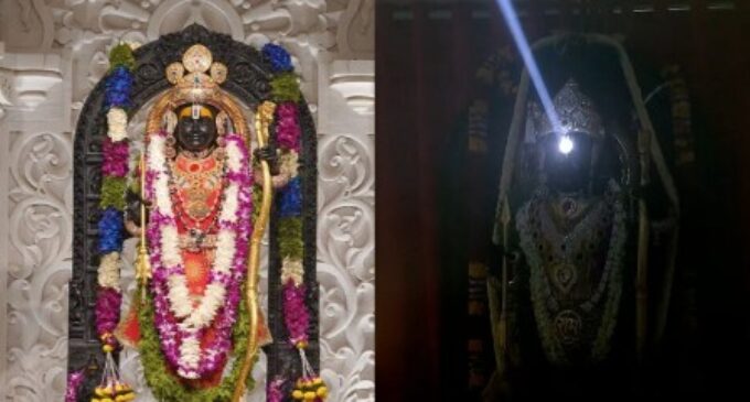 Ayodhya’s Ram Lalla honoured with ‘Surya Tilak’ on Ram Navmi