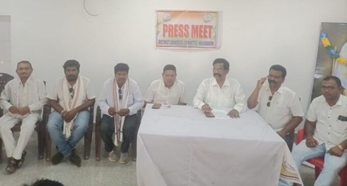 Congress Bhawan Malkangiri Hosts Press Meet Denouncing Allegations of Bribery in Ticket Allocation