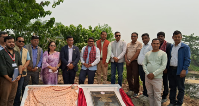 Community Development Project Inaugurated in Chitwan, Nepal with Financial Assistance from India