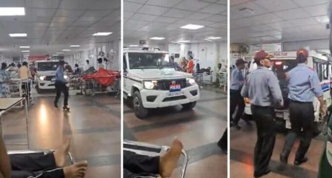 Uttarakhand police drive SUV into AIIMS ward to arrest a molester