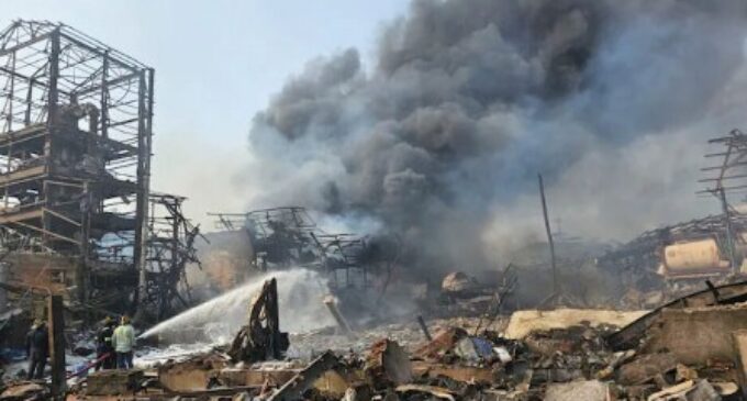 Four workers killed, 34 others injured in a chemical factory blast in Dombivili near Mumbai