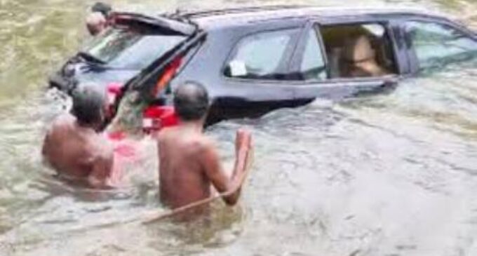 Tourists drive into stream in Kerala while following Google Maps