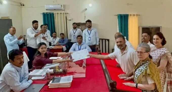 Congress leader Rahul Gandhi files nomination from Rae Bareli Lok Sabha seat