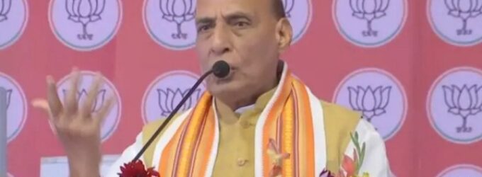 Odisha Elections: Rajnath dubs Odisha’s ruling BJD and Congress as ‘Bhrast,’ appeals people to vote for BJP