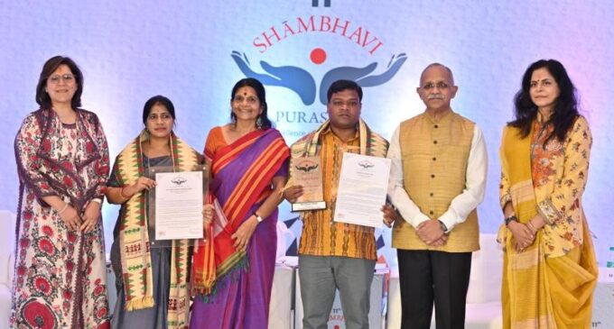 Ranjit Majhi gets prestigious Shambhavi Puraskar; Sasmita Mangaraj gets jury commendation award