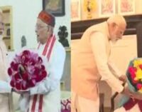 Modi meets Advani, Murli Manohar Joshi before staking claim as PM for third time