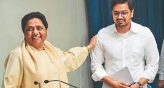 BSP supremo Mayawati reinstates nephew Akash Anand as her successor