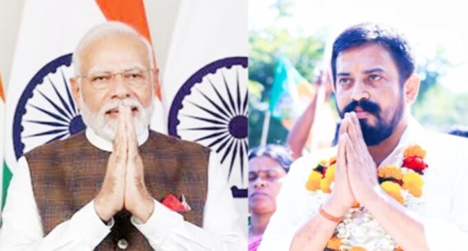MLA Himanshu congratulate Narendra Modi for his consecutive third term as Prime Minister